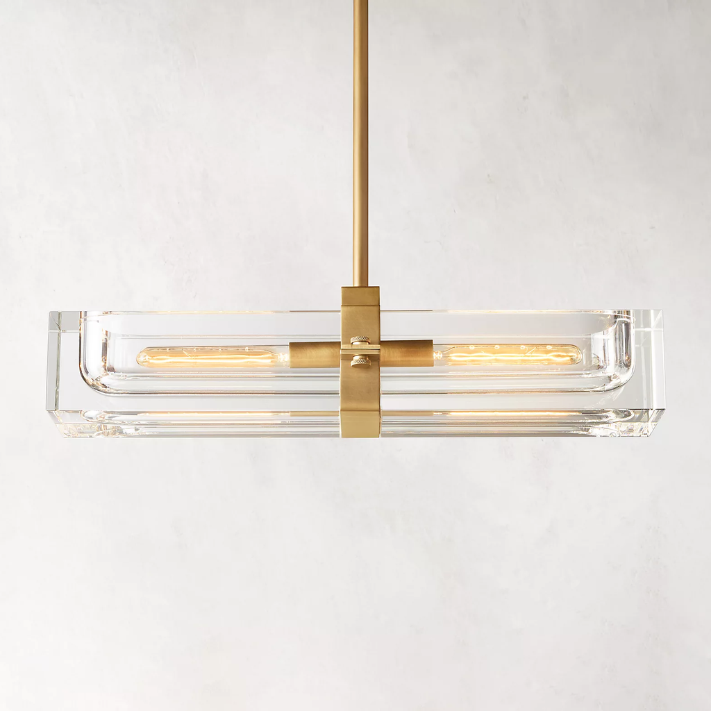 Savine Linear Chandelier 24" 2-Lights