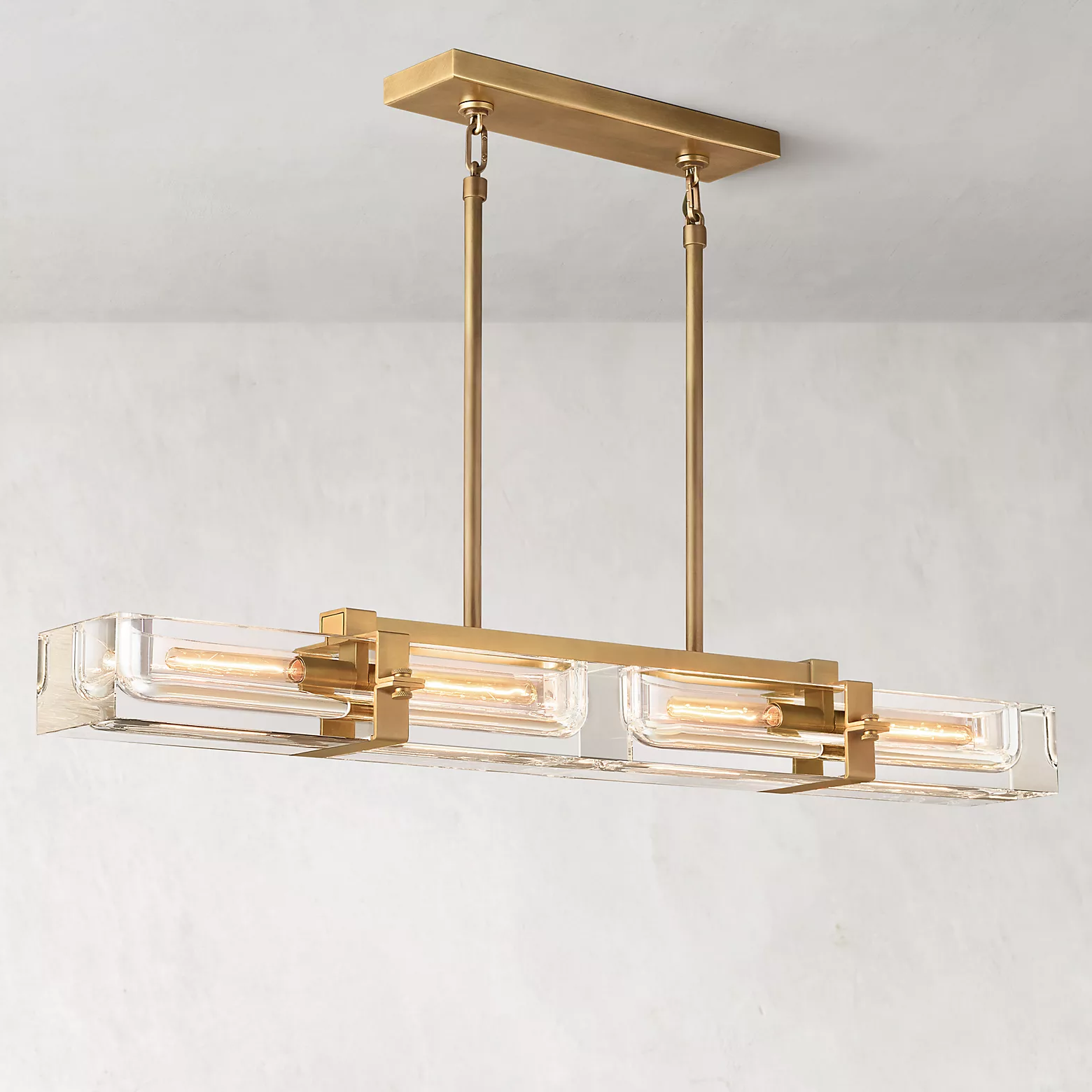 Savine Linear Chandelier 48" 4-Lights