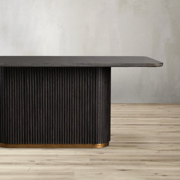 Finnley Dining Table Bluestone Carrara 72" 84" 96 108''