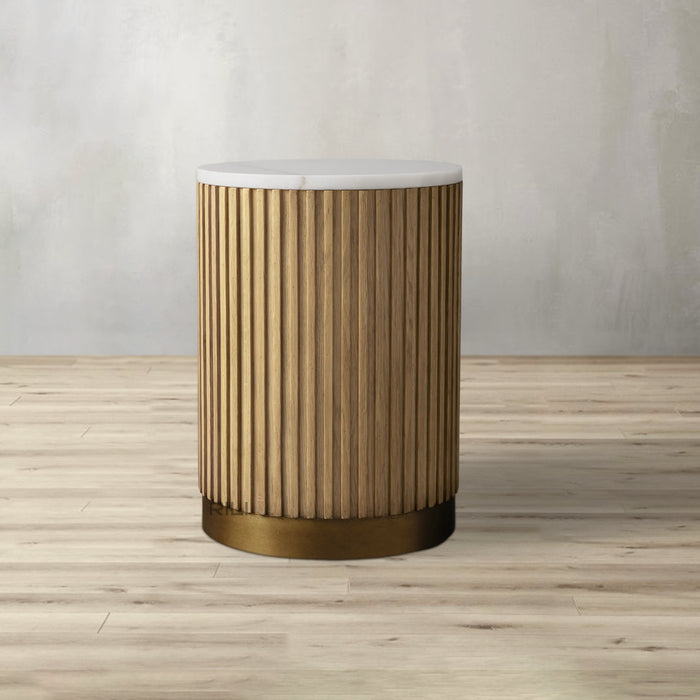 Finnley Carrara Bluestone Pedestal 18" 27" 36"