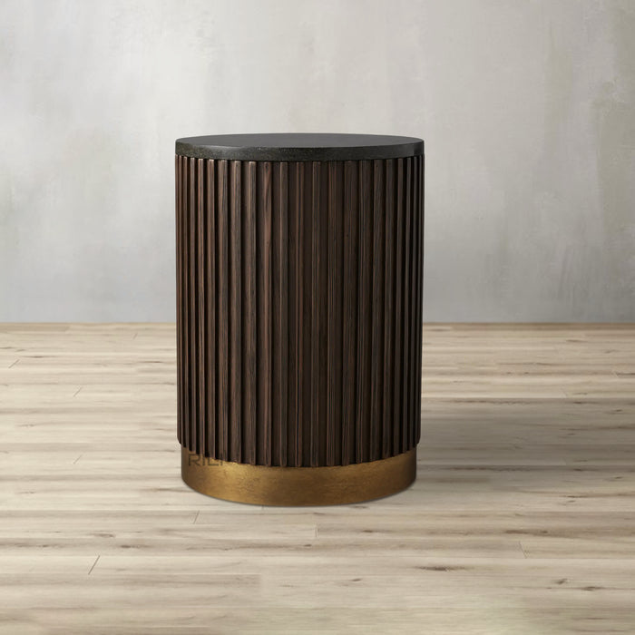 Finnley Carrara Bluestone Pedestal 18" 27" 36"