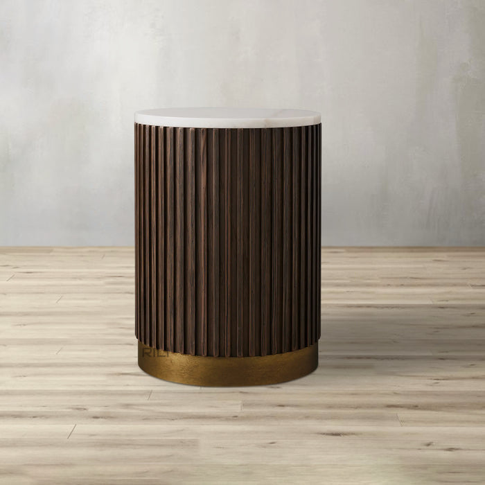 Finnley Carrara Bluestone Pedestal 18" 27" 36"