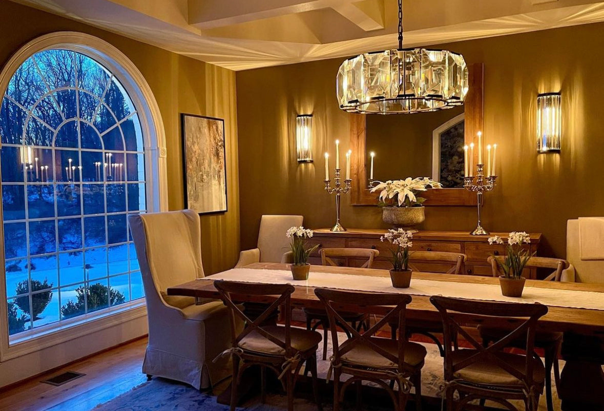 （sample order）Harlow Multicurve Crystal Round Chandelier