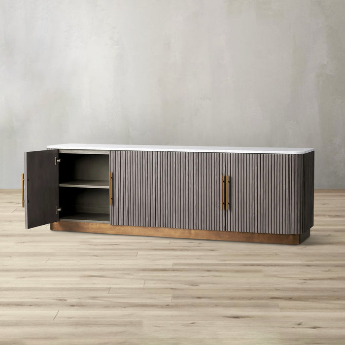 Finnley Media Carrara Bulestone Console 80" 95"