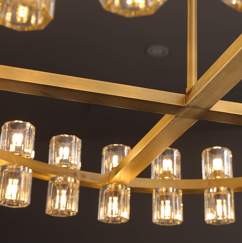 Arcachon Crystal Round Chandelier 42"（customized size）