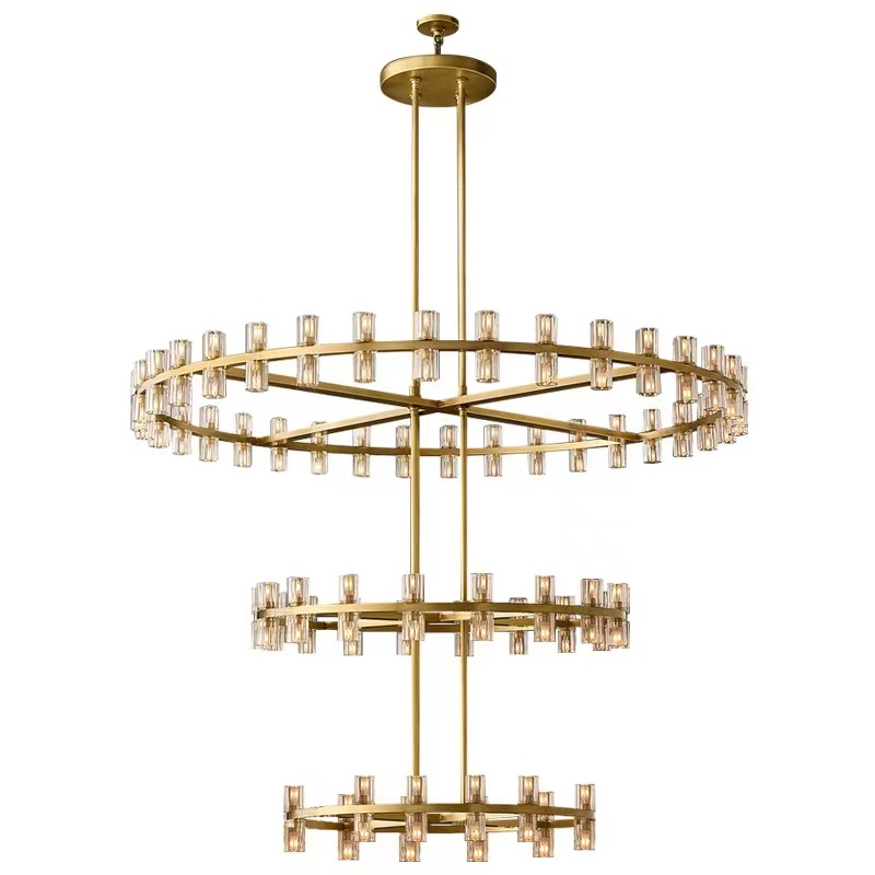Customize Arcachona Led 3 Tier Round Chandelier（60”+48”+36”）