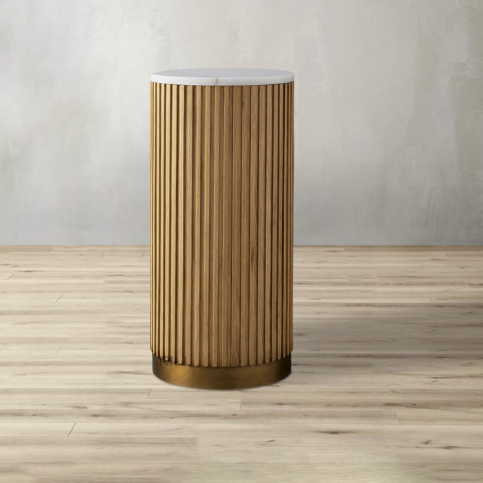 Finnley Carrara Bluestone Pedestal 18" 27" 36"