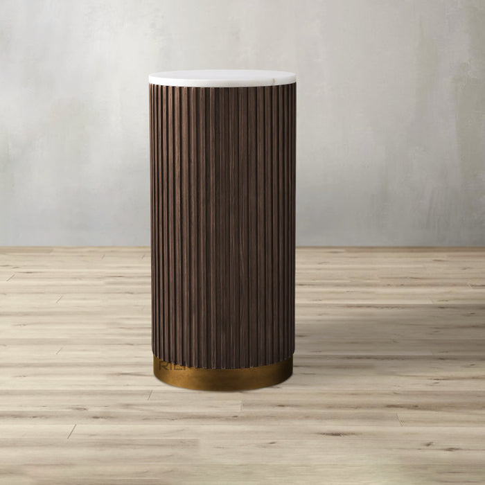 Finnley Carrara Bluestone Pedestal 18" 27" 36"