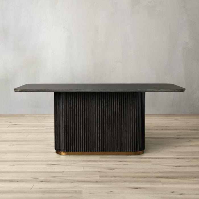 Finnley Dining Table Bluestone Carrara 72" 84" 96 108''