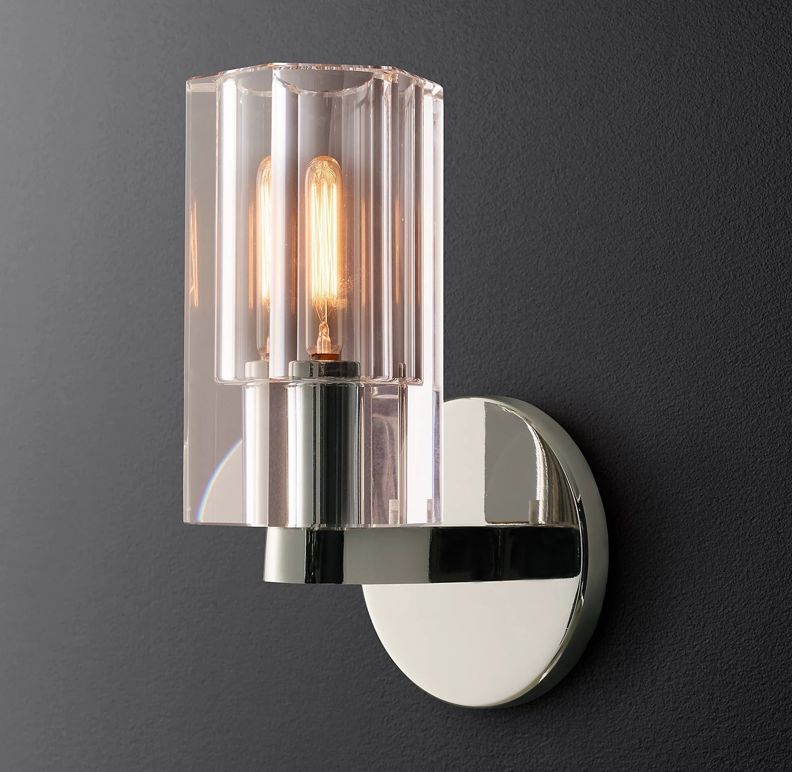 Arcachon Crystal Wall Sconce  9"H