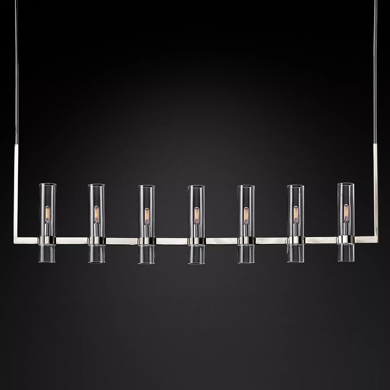 Ravelle Glass Linear Chandelier 50"(customized)