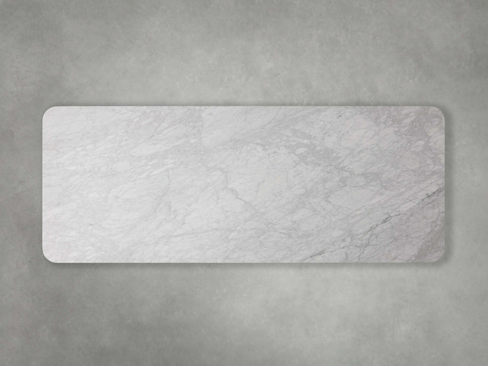 Finnley Dining Table Bluestone Carrara 72" 84" 96 108''