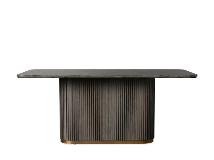 Finnley Dining Table Bluestone Carrara 72" 84" 96 108''