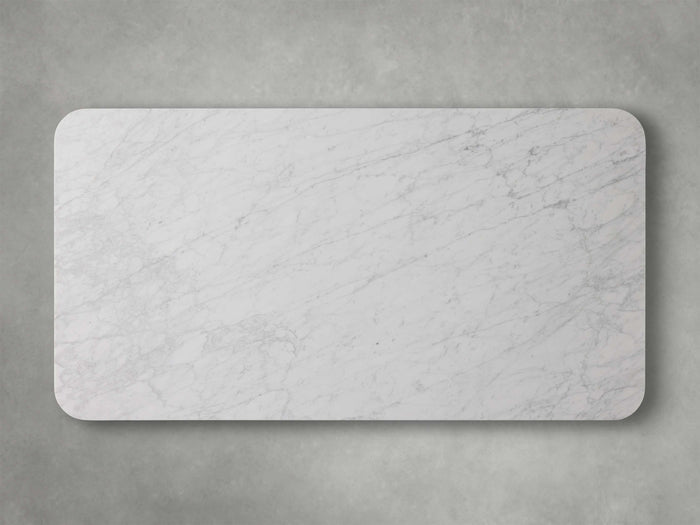 Finnley Dining Table Bluestone Carrara 72" 84" 96 108''