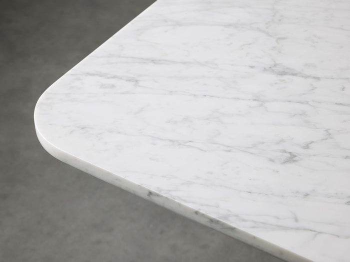 Finnley Dining Table Bluestone Carrara 72" 84" 96 108''