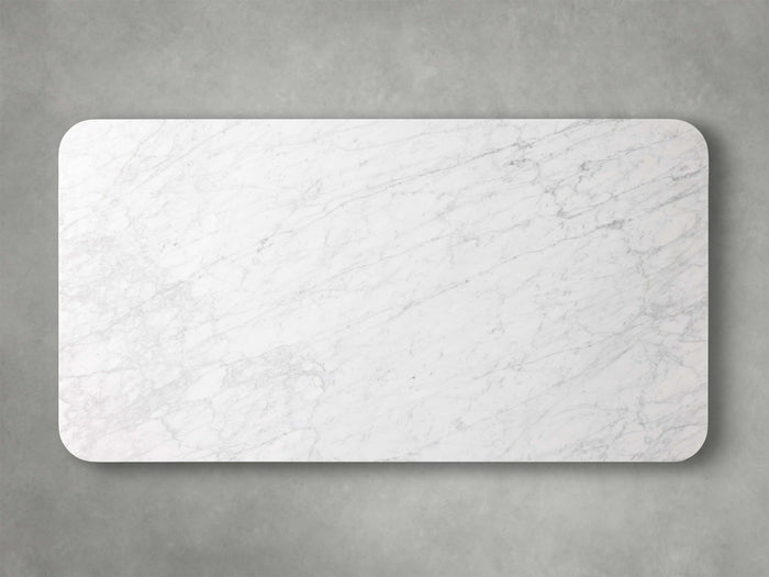 Finnley Dining Table Bluestone Carrara 72" 84" 96 108''