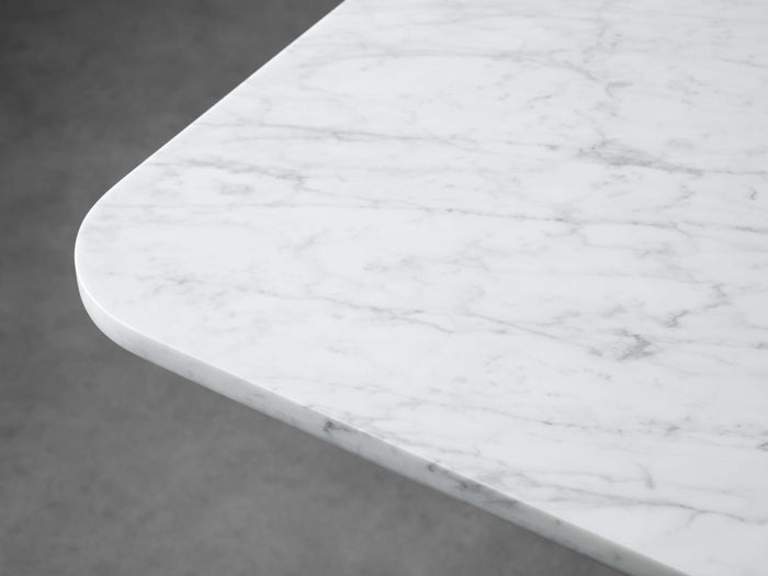 Finnley Dining Table Bluestone Carrara 72" 84" 96 108''