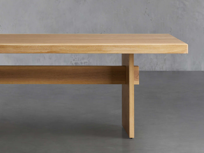 Mihaela Oak Dining Table 60" 76" 84" 96" 108" 120"