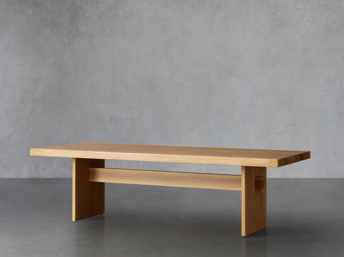 Mihaela Oak Dining Table 60" 76" 84" 96" 108" 120"