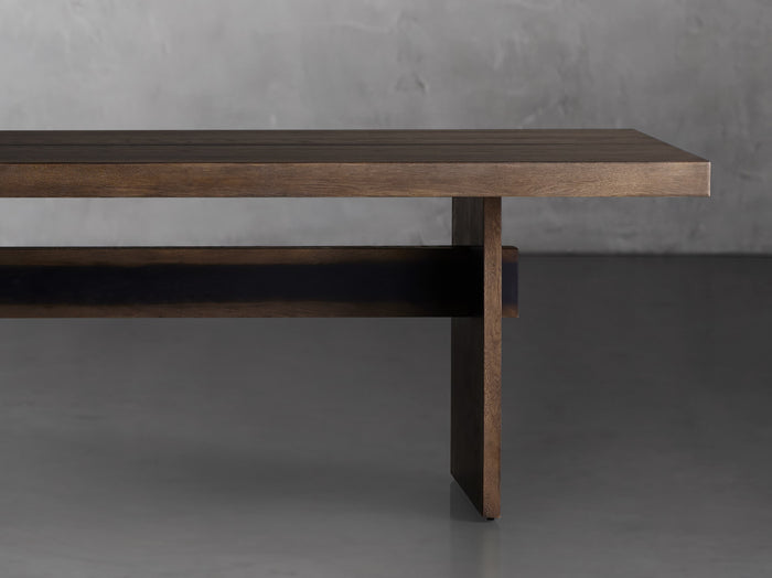 Mihaela Oak Dining Table 60" 76" 84" 96" 108" 120"