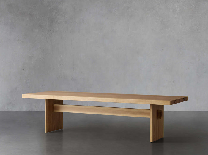 Mihaela Oak Dining Table 60" 76" 84" 96" 108" 120"