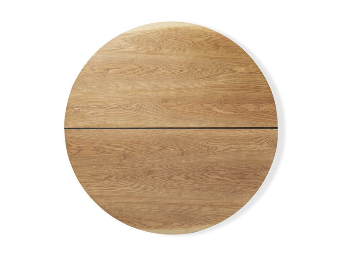 Mihaela Oak Round Dining Table 54" 60" 70"