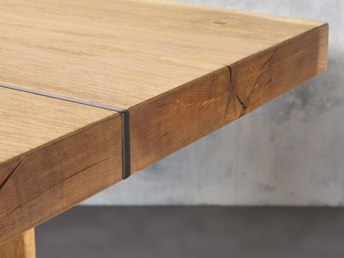 Mihaela Oak Dining Table 60" 76" 84" 96" 108" 120"