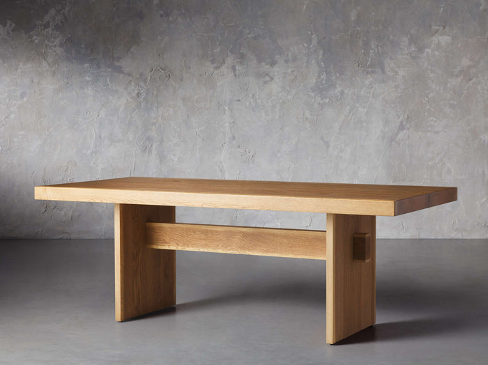 Mihaela Oak Dining Table 60" 76" 84" 96" 108" 120"