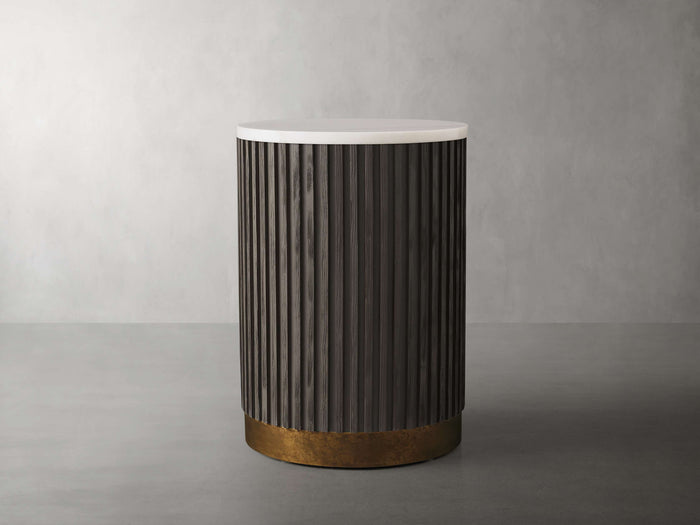 Finnley Carrara Bluestone Pedestal 18" 27" 36"