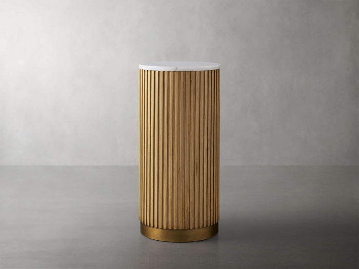 Finnley Carrara Bluestone Pedestal 18" 27" 36"