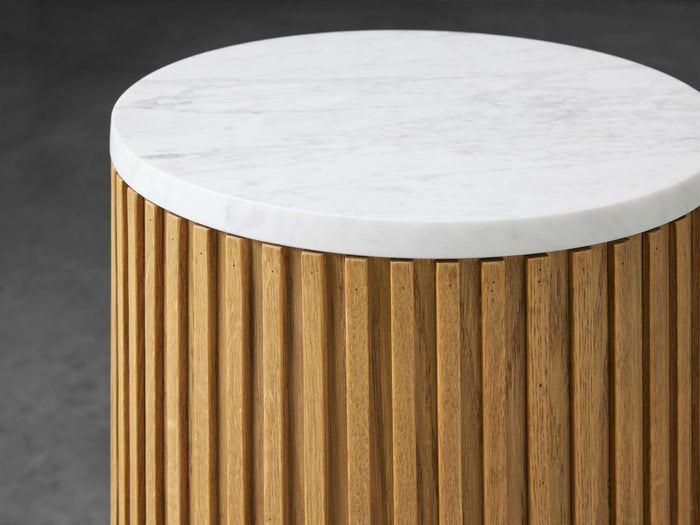 Finnley Carrara Bluestone Pedestal 18" 27" 36"