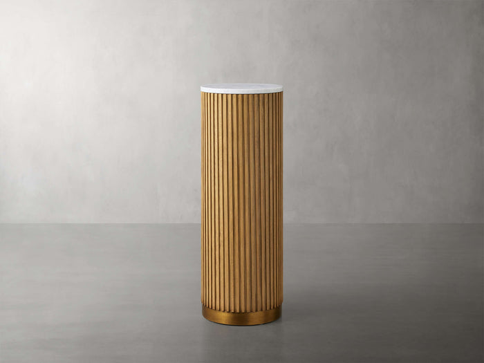 Finnley Carrara Bluestone Pedestal 18" 27" 36"