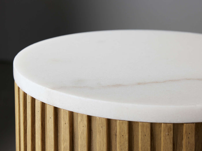 Finnley Carrara Bluestone Pedestal 18" 27" 36"