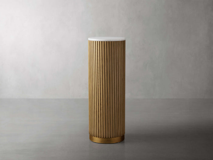 Finnley Carrara Bluestone Pedestal 18" 27" 36"