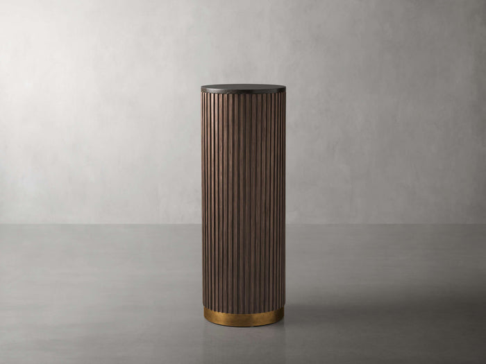 Finnley Carrara Bluestone Pedestal 18" 27" 36"