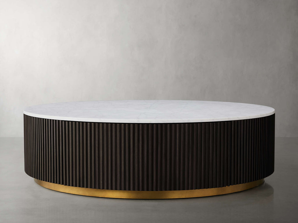 Finnley Round Storage Coffee Table
