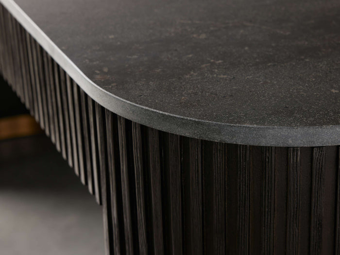 Finnley Console Table Marbel Bluestone Carrara 63" 73"