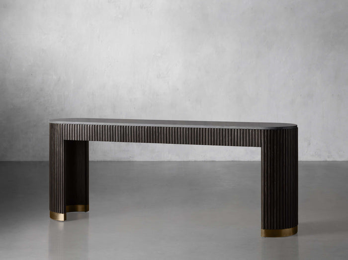 Finnley Console Table Marbel Bluestone Carrara 63" 73"