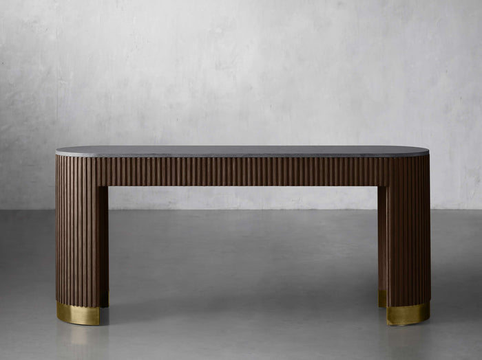 Finnley Console Table Marbel Bluestone Carrara 63" 73"