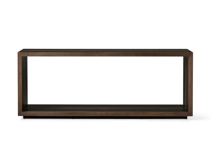 Mihaela Oak Console Table 60" 72"