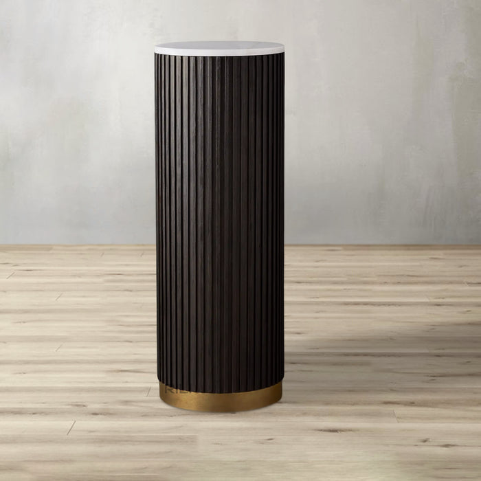 Finnley Carrara Bluestone Pedestal 18" 27" 36"