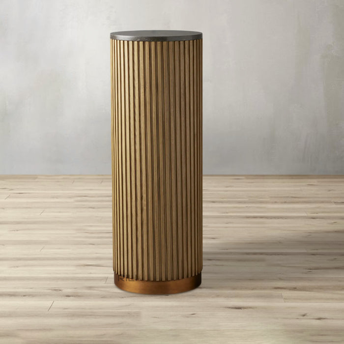 Finnley Carrara Bluestone Pedestal 18" 27" 36"