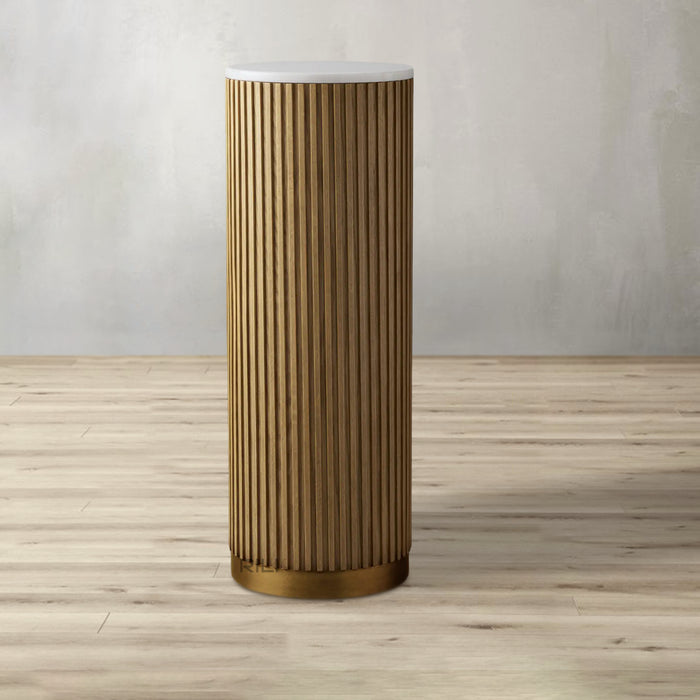 Finnley Carrara Bluestone Pedestal 18" 27" 36"