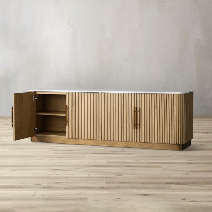 Finnley Media Carrara Bulestone Console 80" 95"