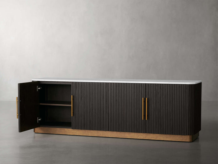 Finnley Media Carrara Bulestone Console 80" 95"