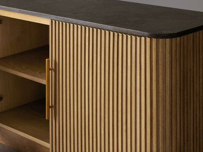 Finnley Media Carrara Bulestone Console 80" 95"