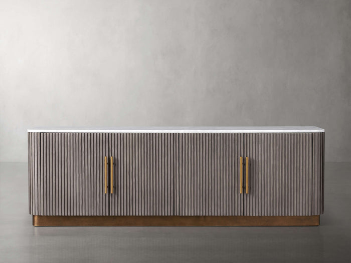 Finnley Media Carrara Bulestone Console 80" 95"