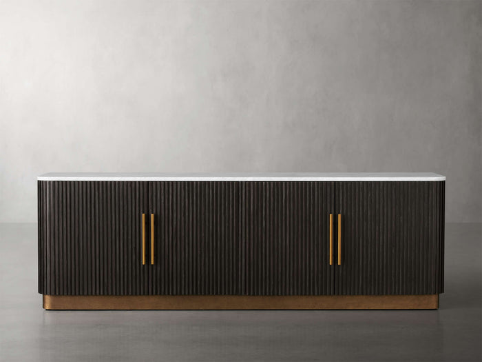 Finnley Media Carrara Bulestone Console 80" 95"