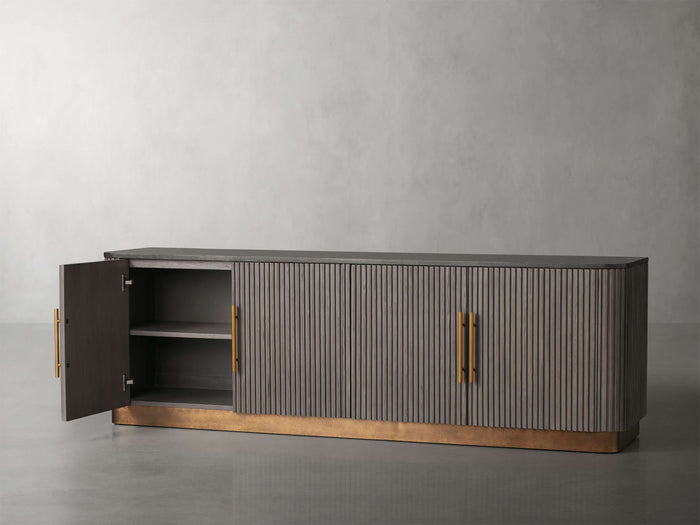 Finnley Media Carrara Bulestone Console 80" 95"