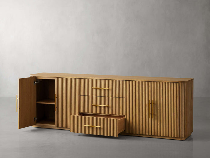 Finnley Wood Oak Sideboard with Drawers
